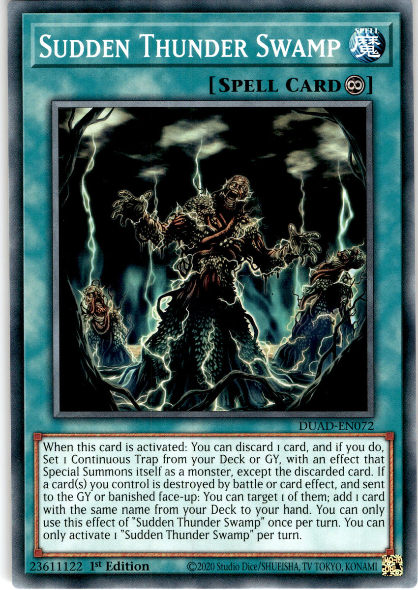 Sudden Thunder Swamp - DUAD-EN072 - Common 1st Edition