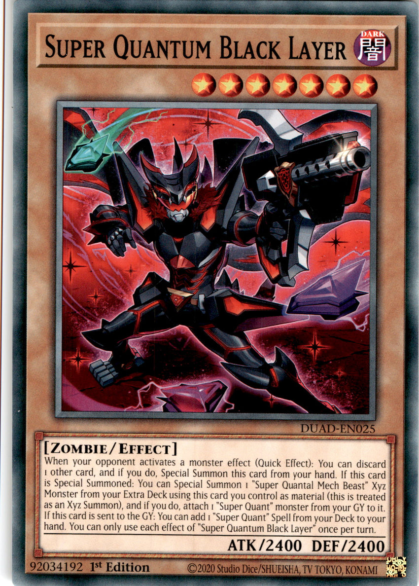 Super Quantum Black Layer - DUAD-EN025 - Common 1st Edition
