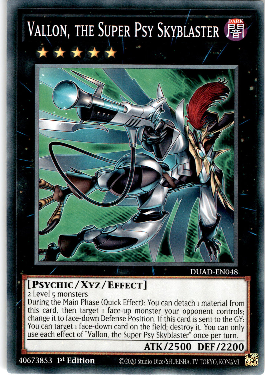 Vallon, the Super Psy Skyblaster - DUAD-EN048 - Common 1st Edition
