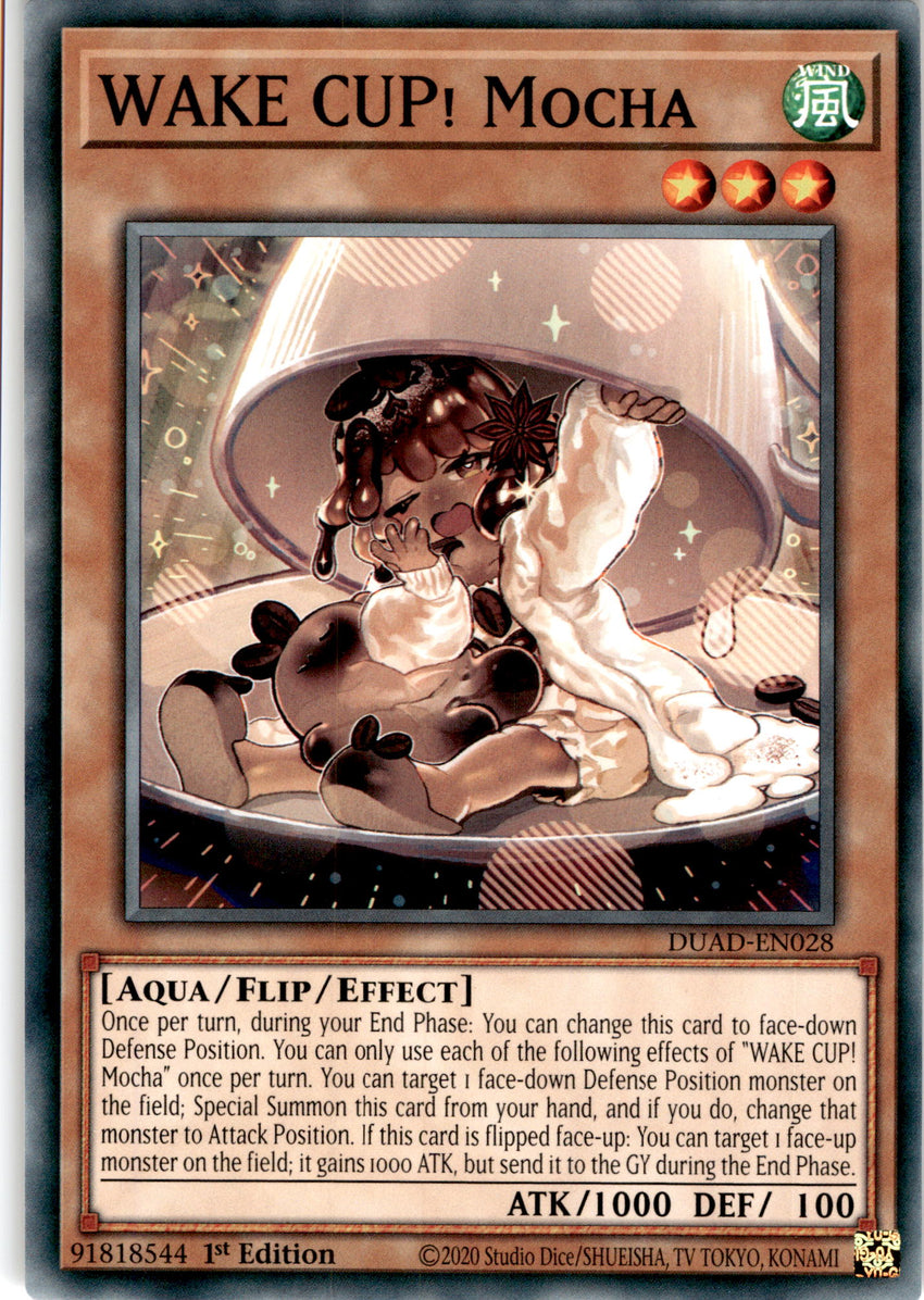 WAKE CUP! Mocha - DUAD-EN028 - Common 1st Edition