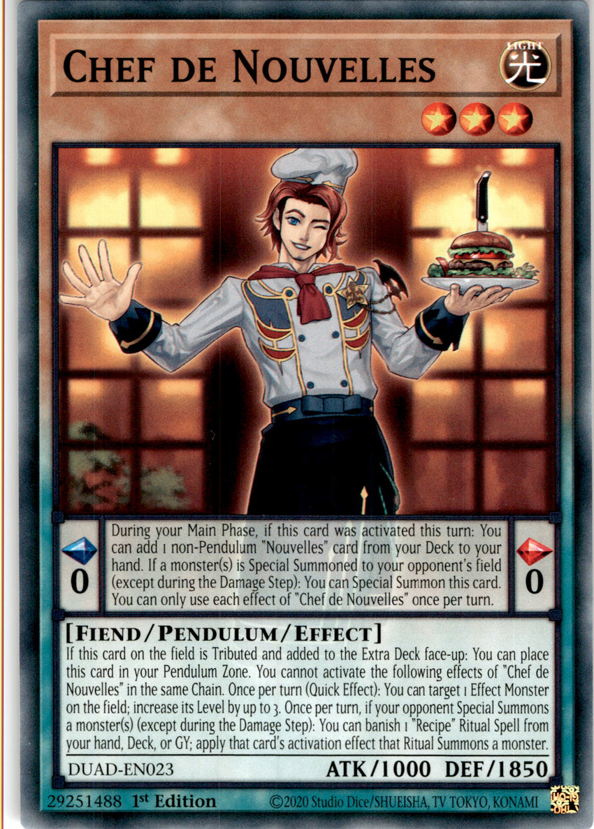 Chef de Nouvelles - DUAD-EN023 - Common 1st Edition