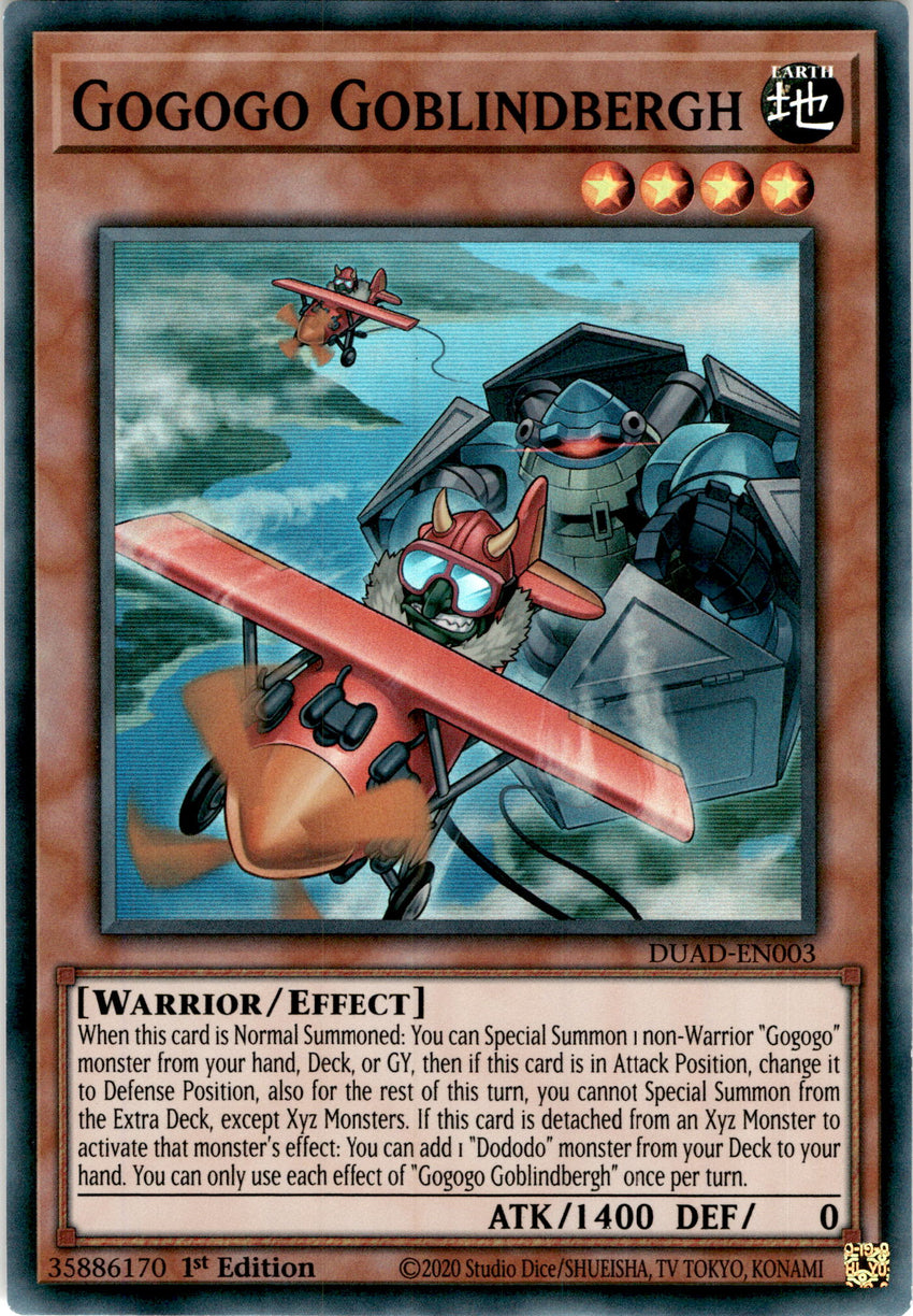Gogogo Goblindbergh - DUAD-EN003 - Super Rare 1st Edition