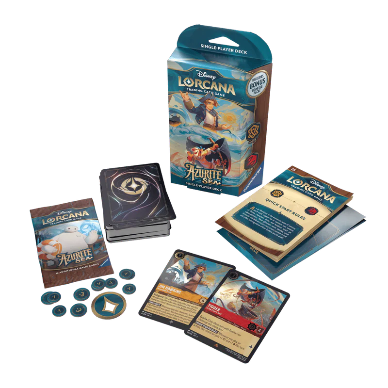 Lorcana TCG Disney Azurite Sea Starter Deck