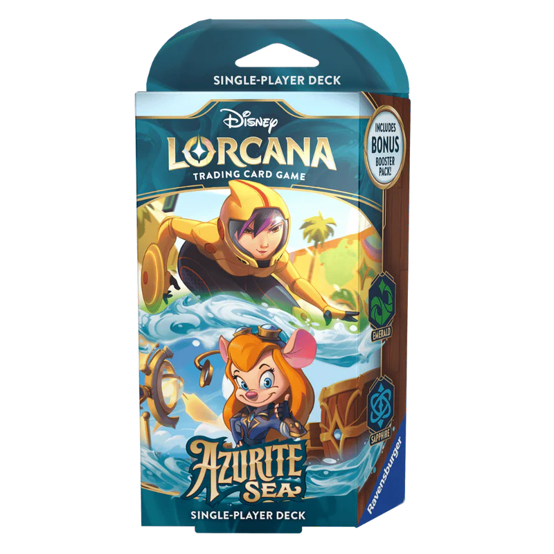 Lorcana TCG Disney Azurite Sea Starter Deck