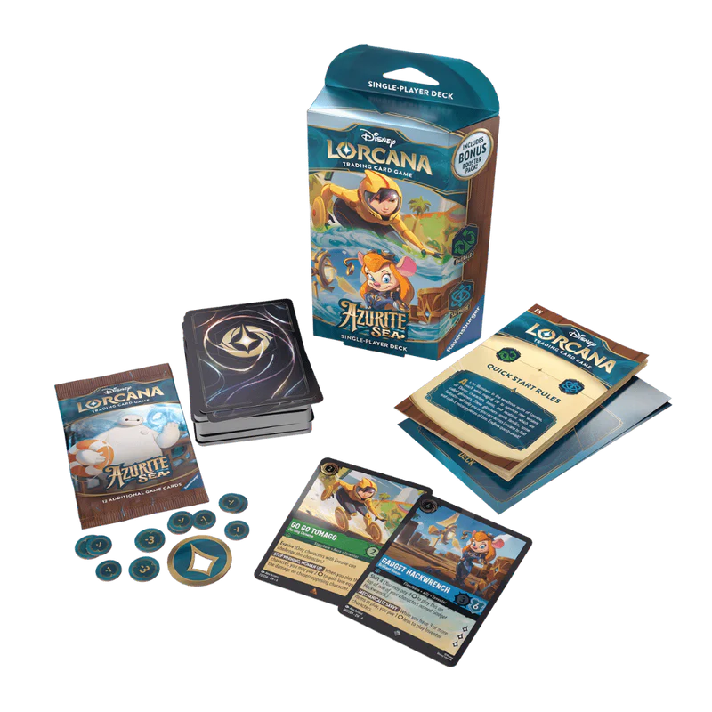 Lorcana TCG Disney Azurite Sea Starter Deck