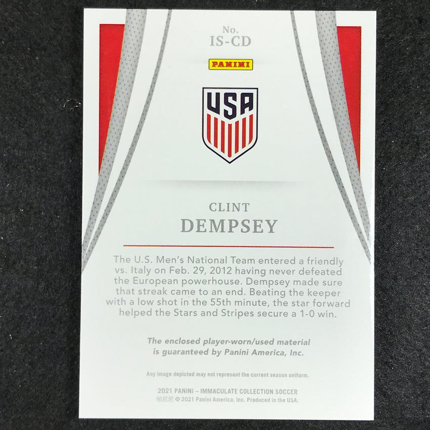 2021 Immaculate Clint Dempsey Standard Jersey 83/99