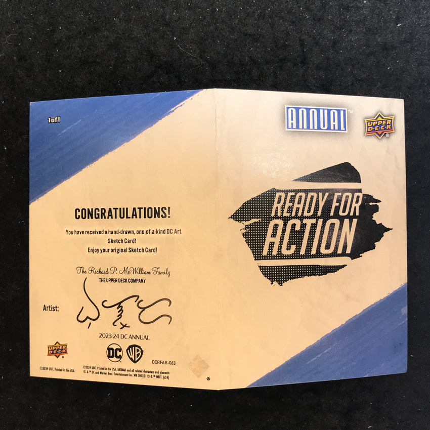 2023-24 DC Annual DOOMSDAY Ready For Action Sketch Booklet JOMAR BULDA