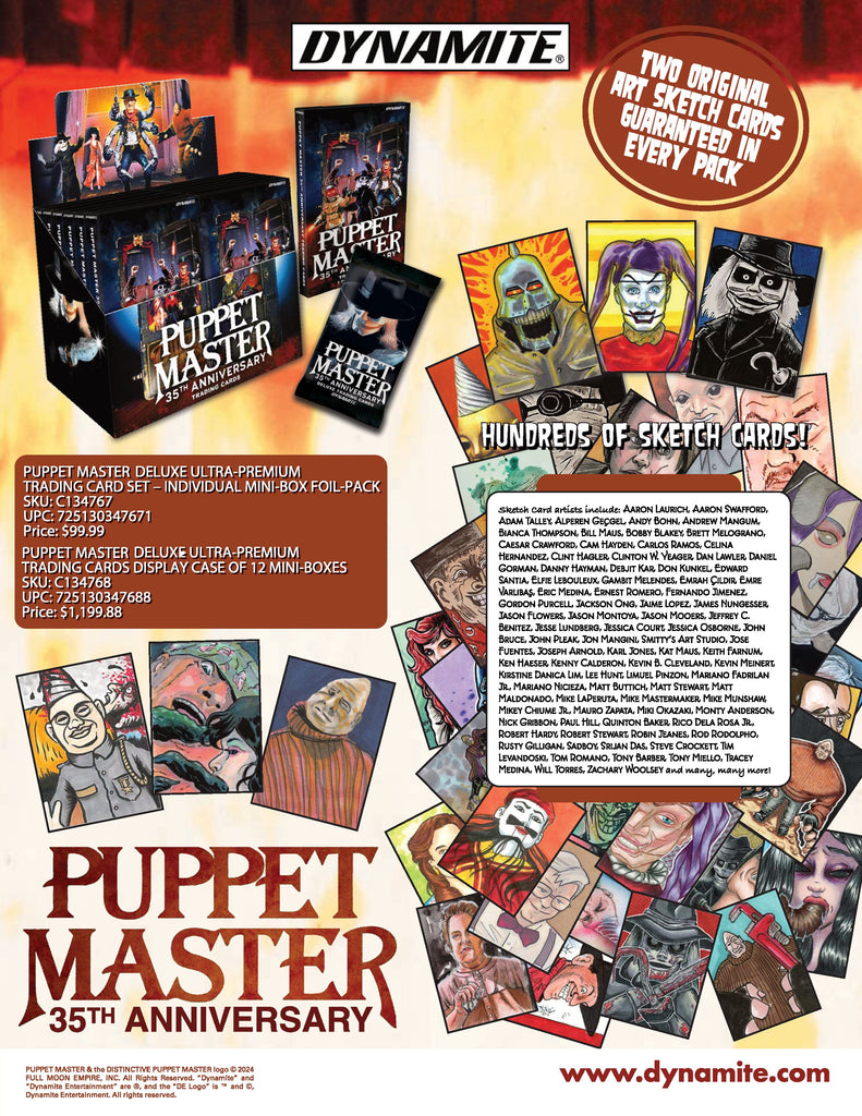 Dynamo Puppet 2025 Dynamite Puppet Master 35th Anniversary Deluxe Mini-Box – Cherry ...