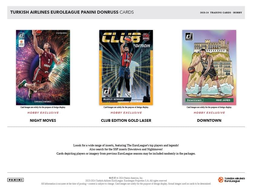 23-24 Donruss EuroLeague Hobby 2-Box Break #21515 - Random Team - Jul 01 (5pm)