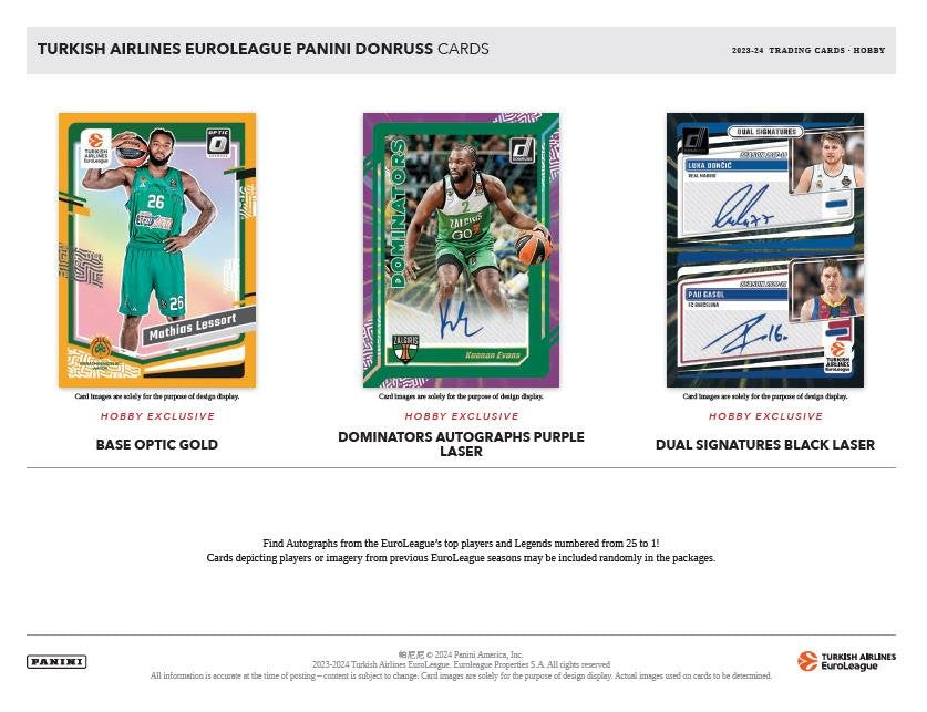23-24 Donruss EuroLeague Hobby 2-Box Break #21515 - Random Team - Jul 01 (5pm)