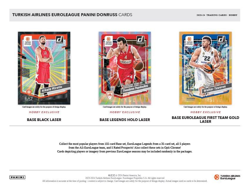 23-24 Donruss EuroLeague Hobby 2-Box Break #21515 - Random Team - Jul 01 (5pm)