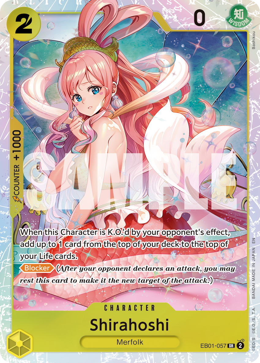Shirahoshi (Reprint) - Super Rare [PRB-02] Premium Booster - THE BEST - VOL. 2