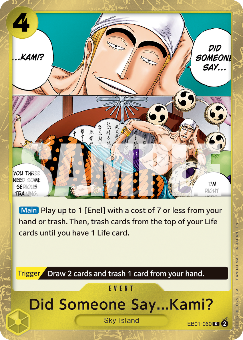 Did Someone Say...Kami? EB01-060 -  [PIRATE FOIL]  [PRB-02] Premium Booster - THE BEST - VOL. 2