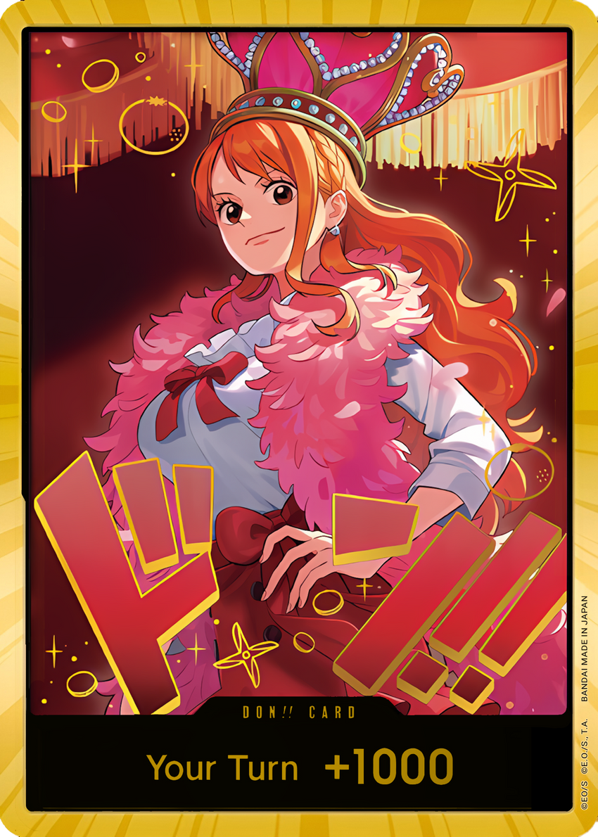 DON!! Card (Nami) (Gold) DON!! - EB03 One Piece Extra Booster: One Piece Heroines Edition