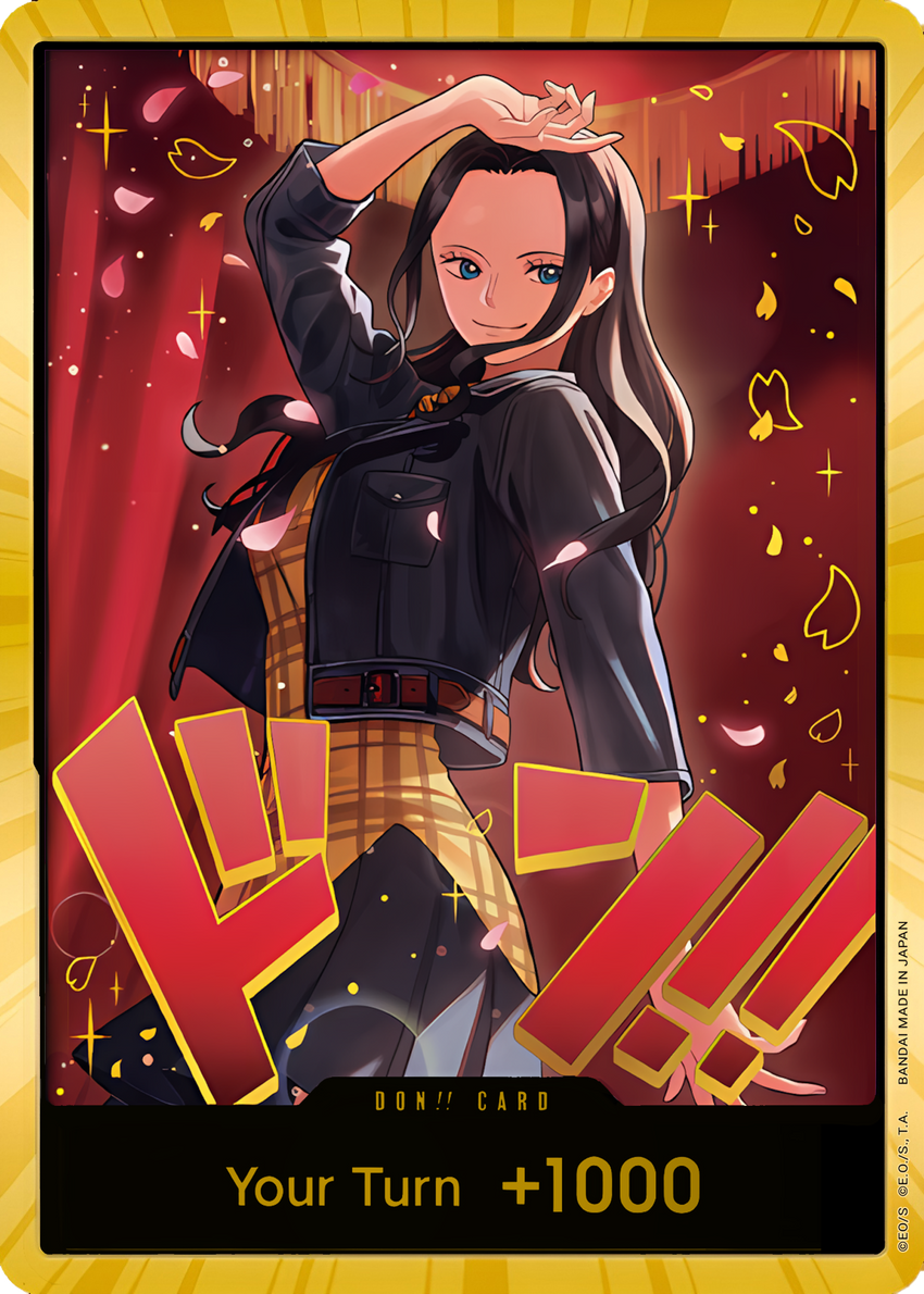 DON!! Card (Nico Robin) (Gold) DON!! - EB03 One Piece Extra Booster: One Piece Heroines Edition