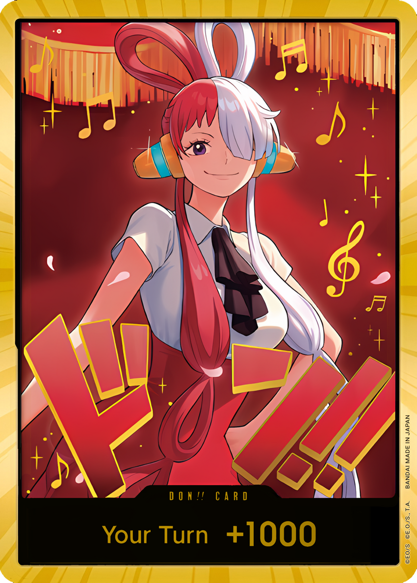 DON!! Card (Uta) (Gold) DON!! - EB03 One Piece Extra Booster: One Piece Heroines Edition