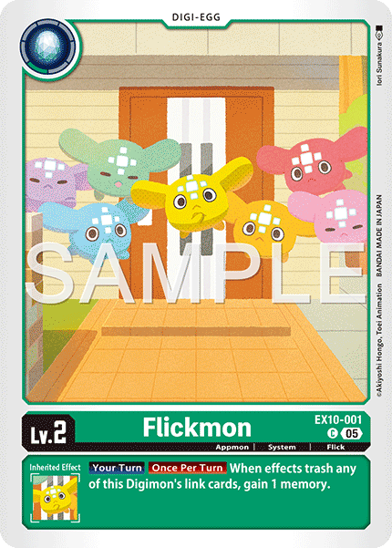 Flickmon (EX10-001) - Common EX10 Sinister Order