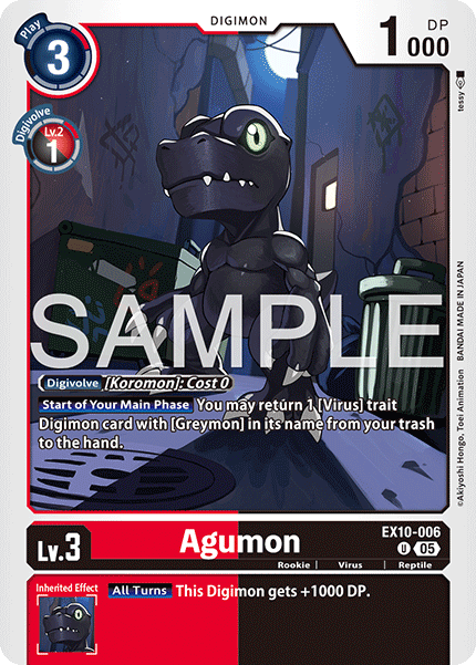 Agumon (EX10-006) - Uncommon EX10 Sinister Order