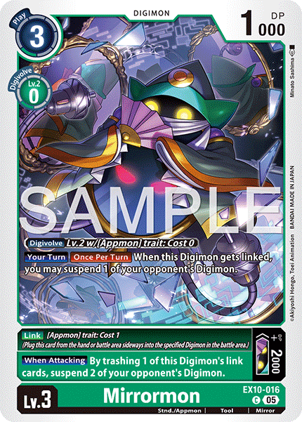 Mirrormon (EX10-016) - Common EX10 Sinister Order