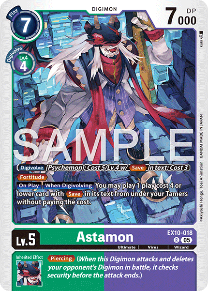 Astamon (EX10-018) - Rare EX10 Sinister Order