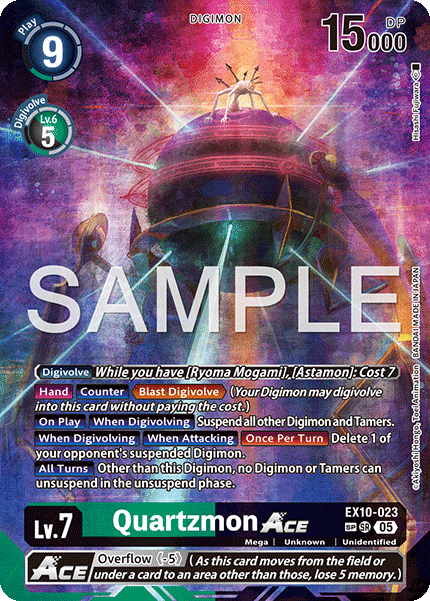 [ SP ] Quartzmon ACE (EX10-023) - SP - Special Pull EX10 Sinister Order