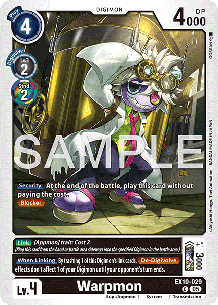 Warpmon (EX10-029) - Common EX10 Sinister Order