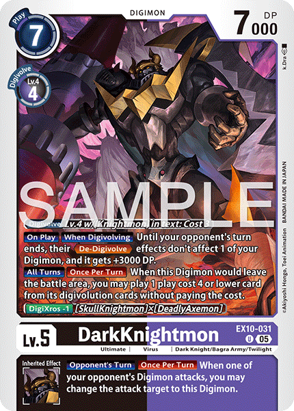 DarkKnightmon (EX10-031) - Uncommon EX10 Sinister Order