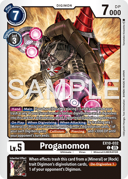 Proganomon (EX10-032) - Common EX10 Sinister Order