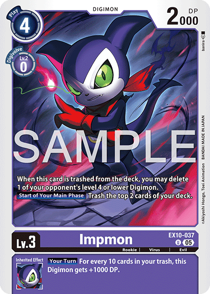 Impmon (EX10-037) - Uncommon EX10 Sinister Order