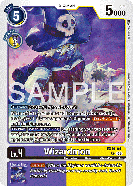 Wizardmon (EX10-041) - Common EX10 Sinister Order