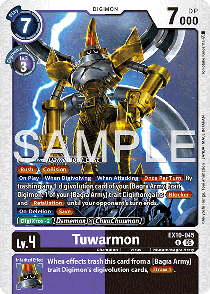 Tuwarmon (EX10-045) - Uncommon EX10 Sinister Order
