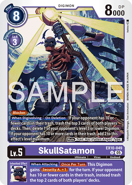 SkullSatamon (EX10-049) - Uncommon EX10 Sinister Order