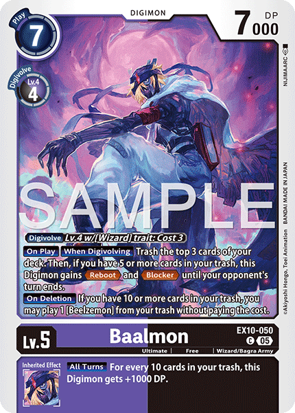 Baalmon (EX10-050) - Common EX10 Sinister Order