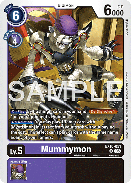 Mummymon (EX10-051) - Uncommon EX10 Sinister Order