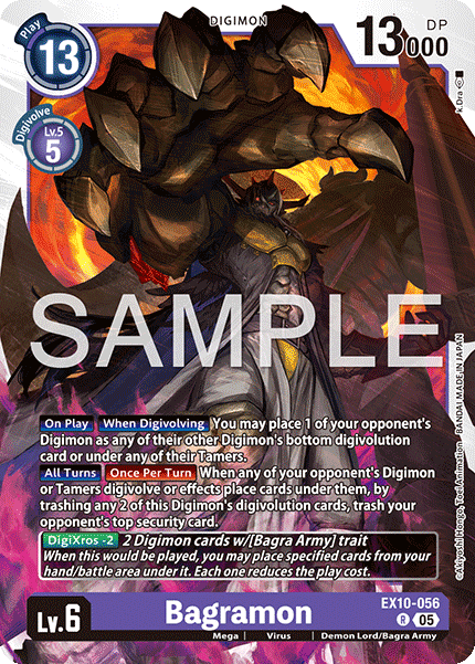 Bagramon (EX10-056) - Rare EX10 Sinister Order