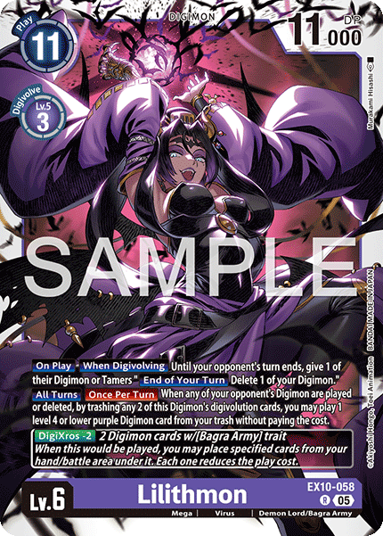 Lilithmon (EX10-058) - Rare EX10 Sinister Order