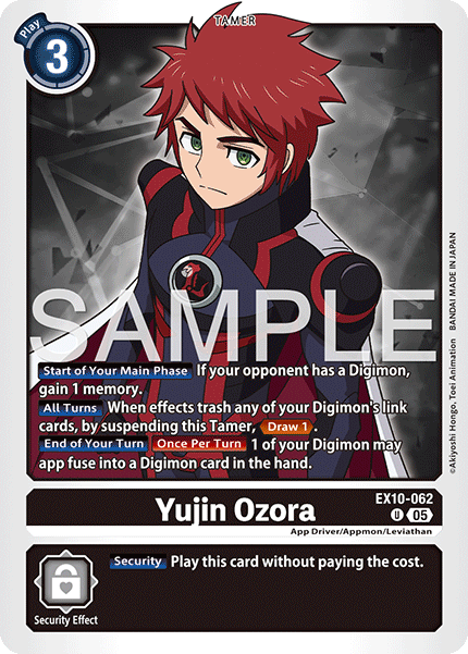 Yujin Ozora (EX10-062) - Uncommon EX10 Sinister Order