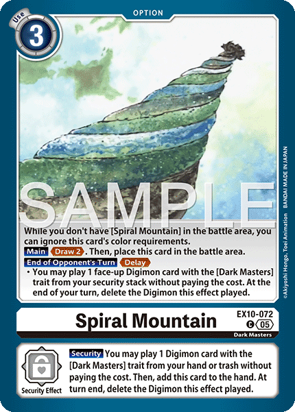 Spiral Mountain (EX10-072) - Common EX10 Sinister Order