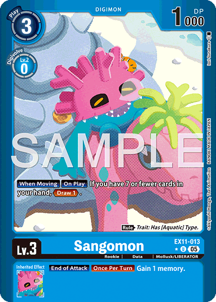 Sangomon (EX11-013) Limited Foil - Digimon Dawn of Liberator