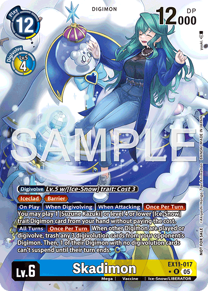 Skadimon (EX11-017) Box Topper - Digimon Dawn of Liberator