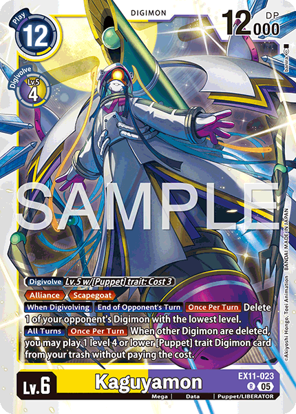 Kaguyamon (EX11-023) Rare - Digimon Dawn of Liberator