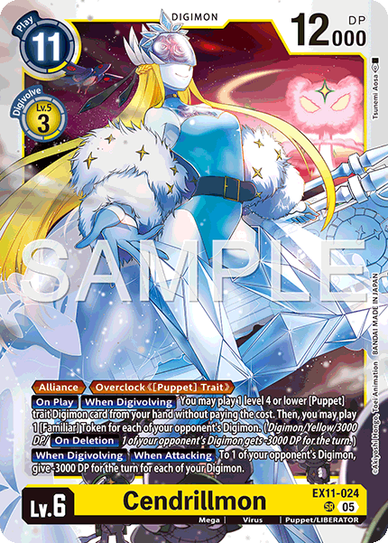 Cendrillmon (EX11-024) Super Rare - Digimon Dawn of Liberator
