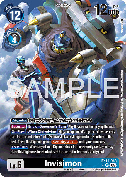 Invisimon (EX11-043) Box Topper - Digimon Dawn of Liberator