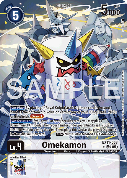 [ALTERNATE ART] Omekamon (EX11-053) SR - Digimon Dawn of Liberator