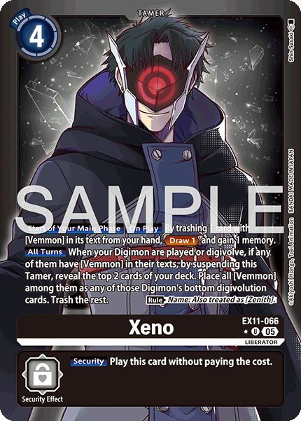 Xeno (EX11-066) Limited Foil - Digimon Dawn of Liberator