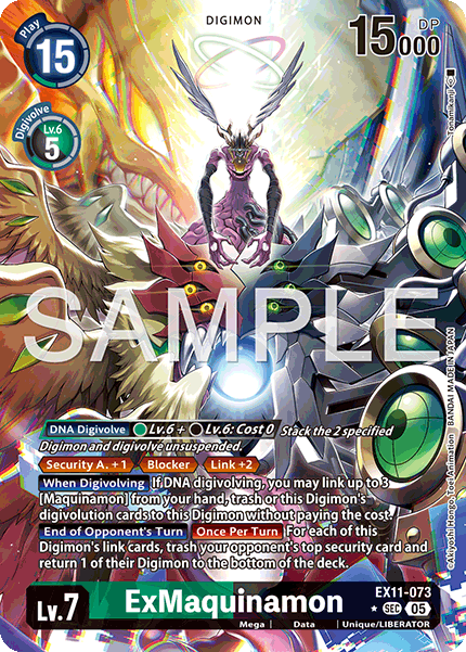 [ALTERNATE ART] ExMaquinamon (EX11-073) SEC - Digimon Dawn of Liberator