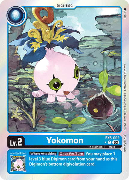 Yokomon EX6-002 - Box Topper EX06 Infernal Ascension