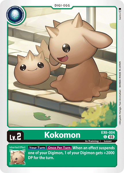 Kokomon EX6-004 - Common EX06 Infernal Ascension