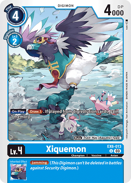 Xiquemon EX6-013 - Uncommon EX06 Infernal Ascension