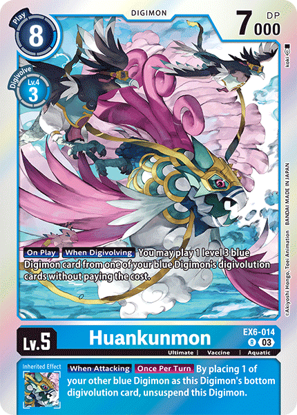 Huankunmon EX6-014 - Rare EX06 Infernal Ascension
